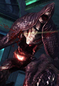 Resident Evil Revelations Inimigos - Scarmiglione