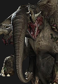 Resident Evil Outbreak File 2 Inimigos - Zombie Elephant