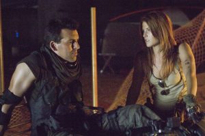 Resident Evil Extinction Carlos Oliveira and Claire Redfield