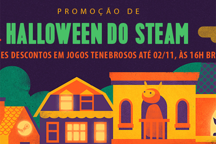 promoção de halloween do steam