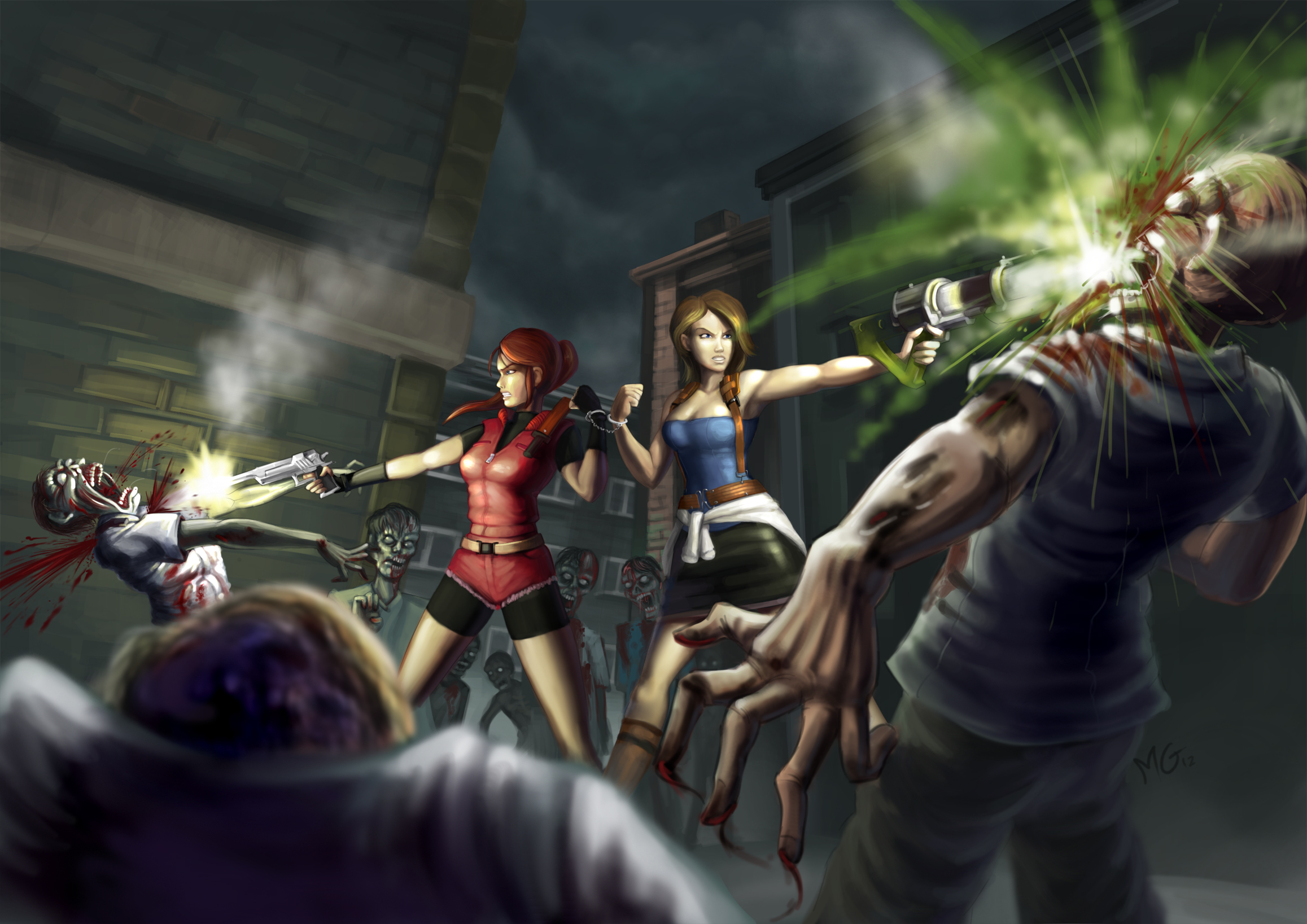 Игры зомби 6. Джилл Валентайн зомби апокалипсис.