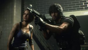 Resident Evil 3 Jill Valentine and Carlos Oliveira
