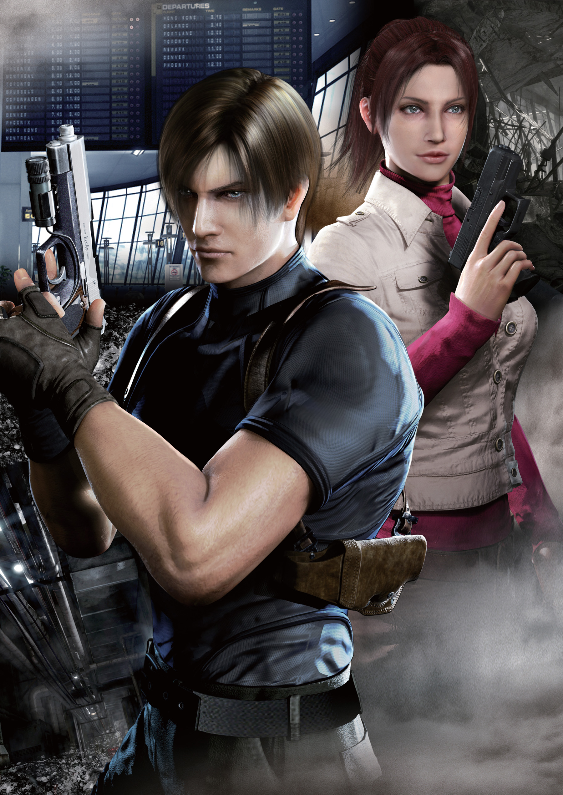Jill e Leon trabalham Juntos - Resident Evil: Death Island (2023) Dublado 