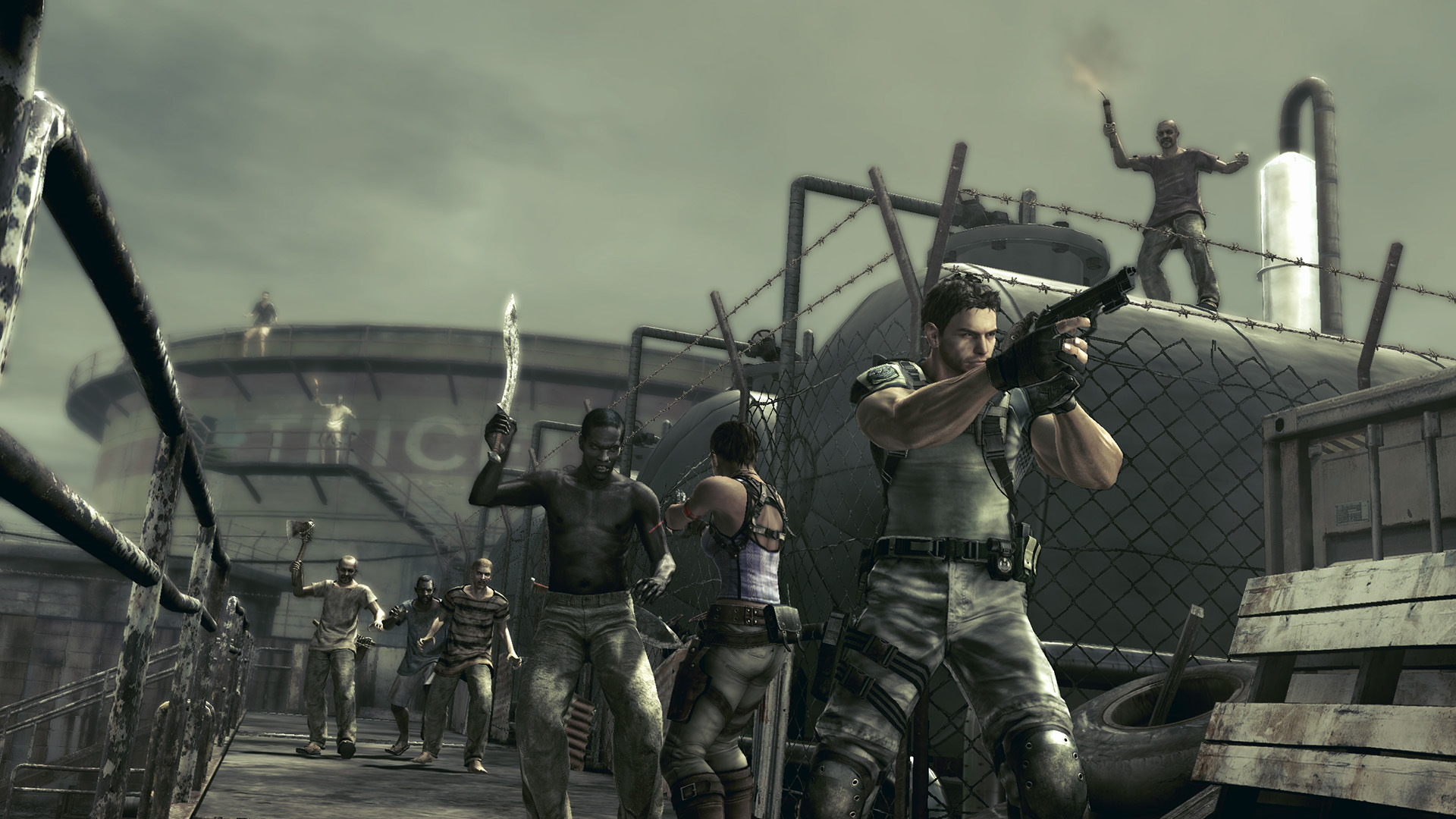 Игра зомби мужчина. Resident Evil 5. Resident Evil 5 - Gold Edition.
