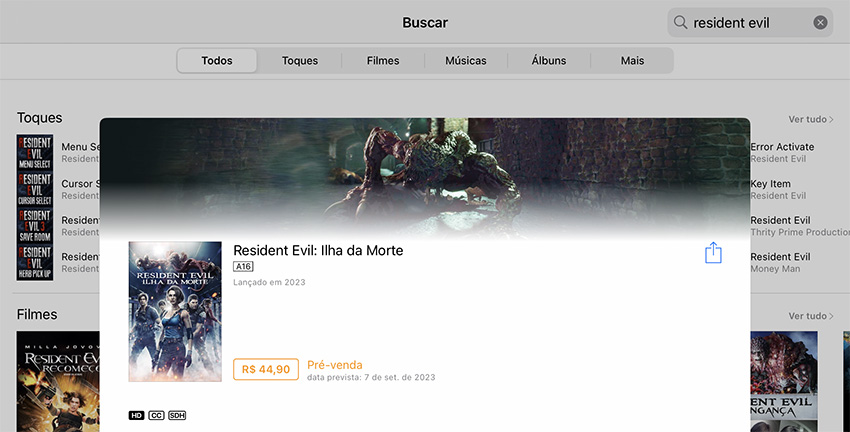 Resident Evil: Ilha da Morte – Filmes no Google Play