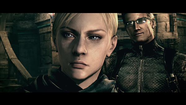 Jill Valentine e Albert Wesker em Resident Evil 5