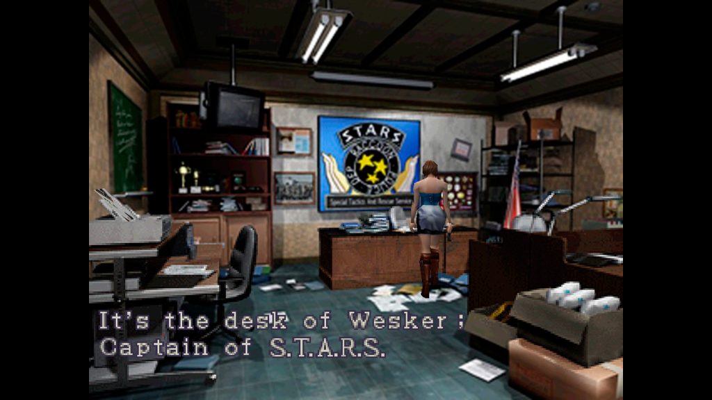 Resident Evil 3 - Albert Wesker desk