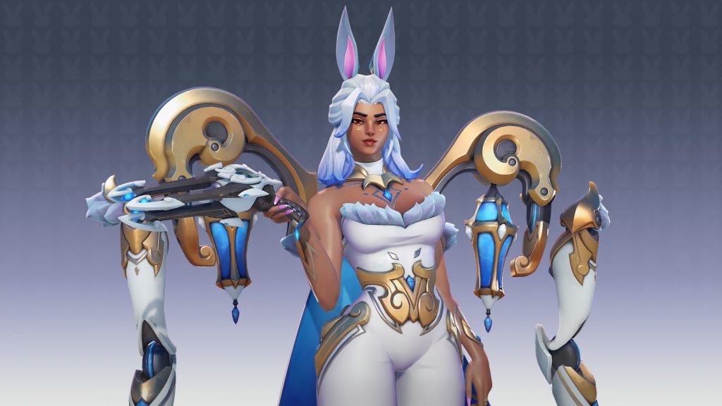 Косметические предметы из набора Белый Кролик Overwatch