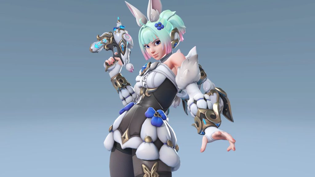 Героини Overwatch в обликах Белого Кролика
