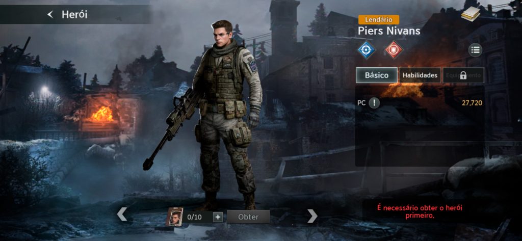 Изображение Пирса Ниванса в Resident Evil Survival Unit